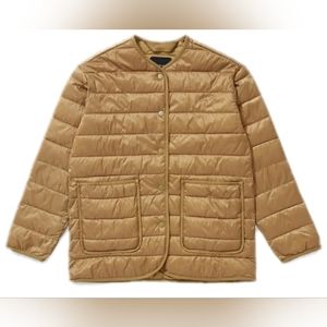 Everlane the renew snap front liner, Ochre, Size S